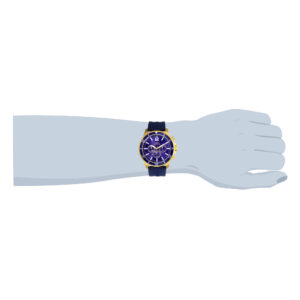 ectq29342_vni_1 jpg - Relógio Masculino Pro Diver, Invicta 24392, Azul e Dourado -<p>Este lindo relógio Invicta Pro Diver contém um movimento de quartzo preciso, além de uma caixa de ouro. Seu mostrador exibe um mostrador de metal azul protegido por um Cristal Flam</p>