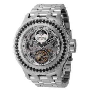 ectq30934_vni_0 jpg - Relgio masculino Reserve Speciality Automtico 52mm. Ao 43903, Invicta -<p>Este lindo relgio Invicta Reserve contm um movimento Automtico preciso alm de uma caixa preta de ao. Seu mostrador exibe um mostrador de esqueleto de metal protegido por um Cristal</p>