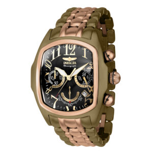 ectq35134_vni_0 jpg - Relógio Masculino Invicta Lupah com Mostrador Madrepérola 44, Caqui e Ouro Rosa 43153 -<p>Este incrível relógio Invicta da coleção Lupah oferece um movimento de quartzo exato, com uma incrível caixa cáqui em ouro rosa. O mostrador exibe um mostrador preto em madrepérola</p>