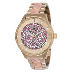 Relógio Feminino Invicta Angel 40 mm Rosa Ouro Rosé Modelo 24663 Elegância e Estilo