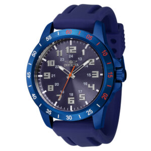Relógio Masculino Profissional Invicta 45 mm Azul, Design Robusto e Resistente, Estilo e Precisão