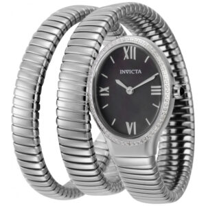 ectq40544_vni_0 jpg - Relgio feminino de diamante Mayamar de 0,27 quilates com mostrador em madreprola 24 mm. Ao 44504, Invicta -<p>Este lindo relgio Invicta Mayamar contm um movimento preciso alm de diamantes de 0,27 quilates, sustentados por uma impressionante caixa de ao. Seu mostrador exibe um mostrador pre</p>