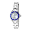 ectq52141_vni_0 jpg - Relógio Feminino de Quartzo Pro Diver, Invicta 14125, Prata e Azul -Este lindo relógio Invicta Pro Diver contém um movimento de quartzo preciso, além de uma caixa de aço. Sua face exibe um mostrador de metal prateado protegido por um Cristal Minera