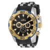 ectq56703_vni_0 jpg - Relógio Masculino Pro Diver SCUBA, Invicta 30765, Preto e Prata -Este incrível relógio Invicta da coleção Pro Diver oferece um movimento Quartz exato, com uma incrível caixa de aço. O mostrador exibe um mostrador de metal preto protegido pelo no