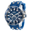 ectq58062_vni_0 jpg - Relógio Masculino Pro Diver SCUBA, Invicta 26085, Azul e Prata -Este relógio Invicta da coleção Pro Diver possui um movimento de quartzo e possui uma caixa de aço resistente. Em sua face, você pode encontrar um mostrador de metal azul coberto p