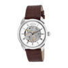 ectq58171_vni_0 jpg - Relógio Masculino Specialty Mechanical, Invicta 17185, Marrom -Este atraente relógio Invicta da coleção Specialty é movido por um movimento mecânico preciso, com uma caixa de aço. Seu mostrador é decorado por um mostrador de metal prateado e p