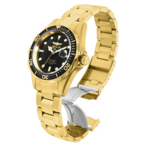 ectq6398_vni_1 jpg - Relógio Masculino Pro Diver, Invicta 8936, Dourado -<p>Este incrível relógio Invicta da coleção Pro Diver oferece um movimento de quartzo exato, com uma caixa de ouro incrível. O mostrador exibe um mostrador de metal preto protegido po</p>