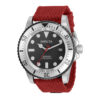 ectq68453_vni_0 jpg - Relógio Masculino Analógio Automático 44mm, Invicta Pro Diver 35486, Vermelho -Este impressionante relógio Invicta Pro Diver apresenta um movimento automático, tudo em uma caixa preta de aço sólido. Seu mostrador de metal preto é envolto por um altamente prot