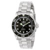 ectq7039_vni_0 jpg - Relógio Masculino Pro Diver, Invicta 9307, Prata e Preto -Este lindo relógio Invicta Pro Diver contém um movimento de quartzo preciso, além de uma caixa de aço. Seu mostrador exibe um mostrador de metal preto protegido por um Cristal Mine