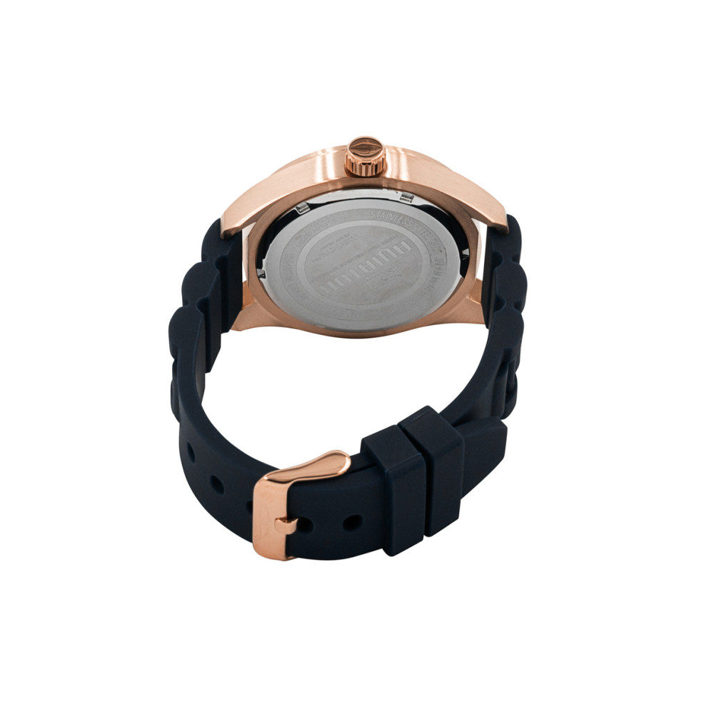 ectq70483_vni_1 jpg - Relógio Masculino com Pulseira de Silicone, Invicta Aviator, Preto 38407 -Este atraente relógio Invicta da coleção Aviator é alimentado por um movimento preciso de quartzo, com uma caixa de ouro rosa. Seu rosto é decorado com um mostrador preto de metal&