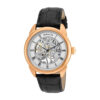 ectq73532_vni_0 jpg - Relógio Masculino Specialty Mechanical, Invicta 23537, Preto -Este lindo relógio Invicta Specialty contém um movimento mecânico preciso, além de uma caixa rosa. Seu mostrador exibe um mostrador de metal prateado protegido por um Cristal Flame