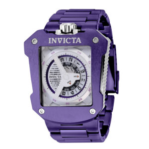 ectq85614_vni_0 jpg - Relógio Masculino Automático Invicta Speedway, Roxo 41658 -<p>Este atraente relógio Invicta da coleção Speedway é alimentado por um movimento automático preciso, com uma caixa roxa de aço. Seu rosto é decorado com um mostrador de metal e prot</p>