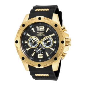 Relógio Masculino Invicta I Force 50 mm, Ouro Preto, Estilo e Sofisticação