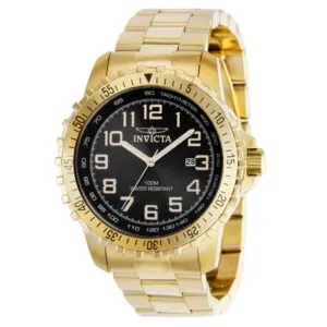 ectq91193_vni_0 jpg - Relgio masculino especializado 45,5 mm. Ouro 39119, Invicta -<p>Este incrvel relgio Invicta da coleo Specialty oferece um movimento exato, com uma incrvel caixa dourada. O mostrador exibe um mostrador de metal preto protegido pelo nosso exclusi</p>