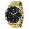 ectq52773_vni_0 jpg - Relógio Masculino com Pulseira de Aço Inoxidável Invicta Pro Diver, Dourado 37725 -Este atraente relógio Invicta da coleção Pro Diver é alimentado por um movimento preciso de quartzo, com uma caixa de ouro. Seu rosto é decorado com um mostrador preto, metal e fib