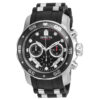 ectq72912_vni_0 jpg - Relógio Masculino Pro Diver SCUBA, Invicta 21927, Preto e Prata -Este lindo relógio Invicta Pro Diver contém um movimento de quartzo preciso, além de uma caixa de aço. Seu mostrador exibe um mostrador de metal preto protegido por um Cristal Flam
