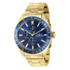 ectq76983_vni_0 jpg - Relgio Masculino Aviador 45mm Ouro Invicta 38967 estilo e sofisticao para o seu dia a dia. -Este relgio Invicta Aviator uma escolha impressionante para quem busca preciso e estilo. Com uma caixa dourada e um mostrador azul de metal, protegido por um cristal Flame Fusion a