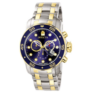 Relógio Masculino Invicta Pro SCUBA 48mm Aço Inoxidável Dourado Modelo 0077