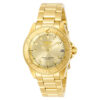 ectq80603_vni_0 jpg - Relgio Automtico Feminino Invicta Pro Ouro 36mm Modelo 30608 -Este um relgio Invicta Pro com movimento Automtico preciso, caixa dourada e mostrador de metal champanhe protegido por um Cristal Mineral de alta resistncia. A pulseira de ao inoxi