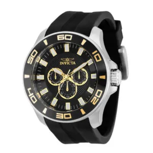 ectq80663_vni_1 jpg - Relgio masculino Invicta profissional, 50mm, cor preta modelo 36608. -<p>Este relgio Invicta da coleo Pro possui um movimento preciso e uma elegante caixa de ao. O mostrador feito de metal preto protegido pelo exclusivo Flame Fusion Crystal da marca. A&</p>