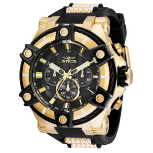 Relógio Masculino Invicta Bola 52mm Ouro Preto Estilo e Elegância Masculina