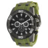 ectq99353_vni_0 jpg - Relógio Masculino Pro Diver SCUBA, Invicta 35399, Verde e Preto -Este impressionante relógio Invicta Pro Diver apresenta um movimento Quartz preciso, bem como uma caixa preta. Seu mostrador de metal preto é envolto por um cristal Flame Fusion al