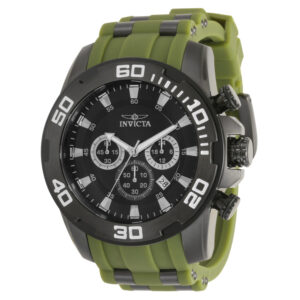 ectq99353_vni_0 jpg - Relógio Masculino Pro Diver SCUBA, Invicta 35399, Verde e Preto -<p>Este impressionante relógio Invicta Pro Diver apresenta um movimento Quartz preciso, bem como uma caixa preta. Seu mostrador de metal preto é envolto por um cristal Flame Fusion al</p>