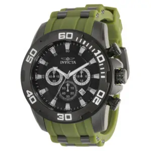 ectq99353_vni_0 jpg - Relógio Masculino Pro Diver SCUBA, Invicta 35399, Verde e Preto -<p>Este impressionante relógio Invicta Pro Diver apresenta um movimento Quartz preciso, bem como uma caixa preta. Seu mostrador de metal preto é envolto por um cristal Flame Fusion al</p>