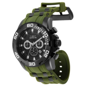 ectq99353_vni_1 jpg - Relógio Masculino Pro Diver SCUBA, Invicta 35399, Verde e Preto -<p>Este impressionante relógio Invicta Pro Diver apresenta um movimento Quartz preciso, bem como uma caixa preta. Seu mostrador de metal preto é envolto por um cristal Flame Fusion al</p>