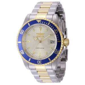 ectqabo8298eli_vni_0 jpg - Relgio Masculino Automtico Invicta Pro 40mm em Ao e Ouro ILE8928OBA -<p>Este relgio Invicta da coleo Pro apresenta um movimento Automtico preciso, com uma caixa em ao dourado e um mostrador de metal dourado protegido por nosso Cristal Mineral proprietr</p>