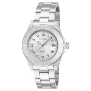 ectq02341_vni_0 jpg - Relógio feminino Angel Swiss Ronda Calibre 515 40mm. Aço 14320 -<p>Este atraente relógio Invicta da coleção Angel é alimentado por um movimento preciso, com uma caixa de aço Seu mostrador é decorado com um mostrador prateado e metálico, e protegid</p>