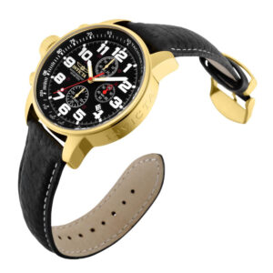 ectq0333_vni_1 jpg - Relógio Masculino I Force 46mm. Preto 3330 -<p>Este atraente relógio Invicta da coleção IForce é alimentado por um movimento preciso, com uma caixa dourada Seu mostrador é decorado por um mostrador preto de metal e protegido po</p>