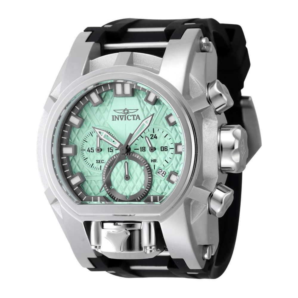 ectq03574_vni_0 jpg - Bolt Zeus Magnum Men S relógio 52mm. Preto. Aço 47530 -Este incrível relógio Invicta da coleção Bolt oferece um movimento exato, com uma incrível caixa de aço O rosto exibe um mostrador de metal protegido por nosso cristal mineral prop