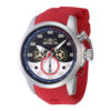 ectq08554_vni_0 jpg - Relógio masculino S1 Rally Velocity Chrono 47 mm. Vermelho 45580 -Este impressionante relógio Invicta S1 Rally apresenta um movimento preciso e uma caixa de aço Seu mostrador preto de metal é envolto por um cristal Flame Fusion altamente protetor