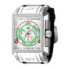 ectq09464_vni_0 jpg - S1 Rally Men s Watch 44mm. Cinza. Preto 46490 -Este belo relógio de rally Invicta S1 contém um movimento preciso, além de uma caixa branca de aço, branca Seu rosto exibe um mostrador de metal protegido por um cristal mineral al