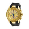 ectq100716_mt_vni_0 jpg - Relógio Masculino TechnoMarine UF6, Invicta TM617001, Preto e Dourado -Este belo relógio TechnoMarine UF6 contém um movimento de quartzo, sustentado por uma impressionante caixa de ouro. Seu mostrador exibe um mostrador de metal dourado protegido por&