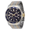 ectq10074_gz_vni_0 jpg - Relógio Pro Masculino 48mm. Ouro. Aço ZG 47001 -Este impressionante relógio Invicta Pro apresenta um movimento preciso e uma caixa de aço Seu mostrador azul de latão é envolto por um cristal Flame Fusion altamente protetor Este&