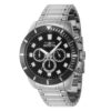 ectq13064_vni_0 jpg - Relógio Pro Masculino 45mm. Aço 46031 -Este impressionante relógio Invicta Pro apresenta um movimento preciso e uma caixa de aço Seu mostrador preto de latão é envolto por um cristal Flame Fusion altamente protetor Este