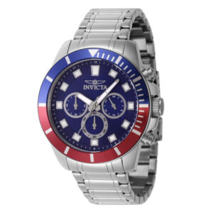 ectq14064_vni_0 jpg - Relógio Pro Masculino 45mm. Aço 46041 -<p>Este lindo relógio Invicta Pro contém um movimento preciso além de uma caixa de aço Seu mostrador exibe um mostrador preto de latão protegido por um cristal Flame Fusion altamente&</p>