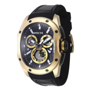 ectq14454_vni_0 jpg - Lupah Revolution 2.0 Swiss ETA G10.212 Calibre Relógio Masculino 41,5 mm. Preto 45441 -<p>Este incrível relógio Invicta da coleção Lupah oferece um movimento exato, com uma incrível caixa preta e dourada O mostrador exibe um mostrador preto de metal protegido pelo nosso</p>