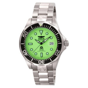 ectq14601_gz_vni_0 jpg - Relógio Grand Automático Masculino 47mm. Aço ZG 10641 -<p>Este impressionante relógio Invicta Pro apresenta um movimento automático preciso e uma caixa de aço Seu mostrador verde de metal é envolto por um cristal mineral altamente proteto</p>