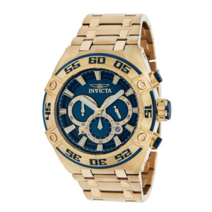 ectq14673_vni_0 jpg - Relógio masculino Coalition Forces 50mm. Ouro 37641 -<p>Este lindo relógio Invicta Coalition Forces contém um movimento preciso além de uma caixa de ouro Seu mostrador exibe um mostrador de metal protegido por um cristal Flame Fusion al</p>