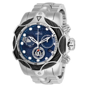 ectq15662_vni_0 jpg - Reserve Venom Swiss Ronda Z60 FE Calibre Relógio Masculino 52,5 mm. Aço 26651 -<p>Este incrível relógio Invicta da coleção Reserve oferece um movimento exato, com uma incrível caixa preta de aço O mostrador exibe um mostrador de metal protegido pelo nosso crista</p>