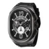 ectq19554_vni_0 jpg - Relógio Lupah Swiss Ronda Z60 FE Calibre Masculino 46mm. Preto 45591 -Este atraente relógio Invicta da coleção Lupah é alimentado por um movimento preciso, com uma caixa preta Seu mostrador é decorado por um mostrador prateado, preto e metálico, e pr