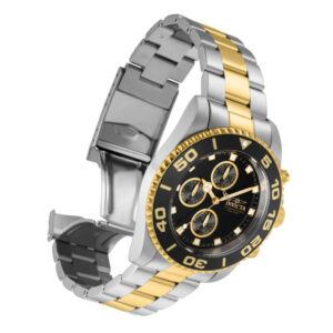 ectq19682_vni_1 jpg - Relógio Masculino Connection 43mm. Aço. Ouro 28691 -<p>Este lindo relógio Invicta Invicta Connection contém um movimento preciso, além de uma caixa de aço dourado Seu mostrador exibe um mostrador preto de metal protegido por um cristal</p>