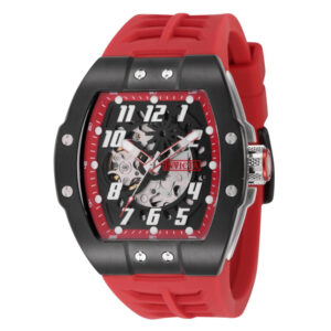 ectq19844_vni_0 jpg - Relógio Masculino Automático S1 Rally 44mm. Vermelho 44891 -<p>Este incrível relógio Invicta da coleção S1 Rally oferece um movimento Automático exato, com uma incrível caixa de aço preta O mostrador exibe um mostrador vermelho e preto de meta</p>