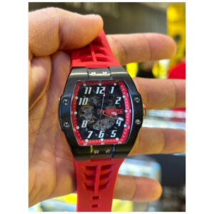 ectq19844_vni_1 jpg - Relógio Masculino Automático S1 Rally 44mm. Vermelho 44891 -<p>Este incrível relógio Invicta da coleção S1 Rally oferece um movimento Automático exato, com uma incrível caixa de aço preta O mostrador exibe um mostrador vermelho e preto de meta</p>