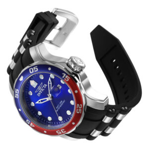 ectq20193_vni_1 jpg - Relógio Pro Masculino 48mm. Aço. Preto 39102 -<p>Este atraente relógio Invicta da coleção Pro é alimentado por um movimento preciso, com uma caixa prateada Seu mostrador é decorado por um mostrador de metal azul e protegido por u</p>