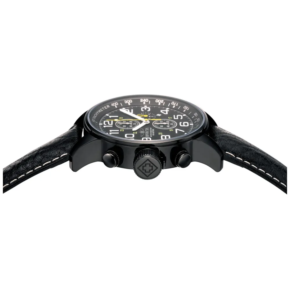 ectq2333_vni_1 jpg - Relógio Masculino I Force 46mm. Preto 3332 -Este incrível relógio Invicta da coleção IForce oferece um movimento exato, com uma caixa preta incrível O mostrador exibe um mostrador preto de metal protegido pelo nosso cristal&