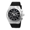 ectq240511_mt_vni_0 jpg - Relógio Masculino Original TechnoMarine Cruise 46mm. Preto TM 115042 -Este relógio TechnoMarine da coleção Cruise possui um movimento e apresenta uma caixa de aço resistente Em sua face você pode encontrar um mostrador de metal preto coberto por um c